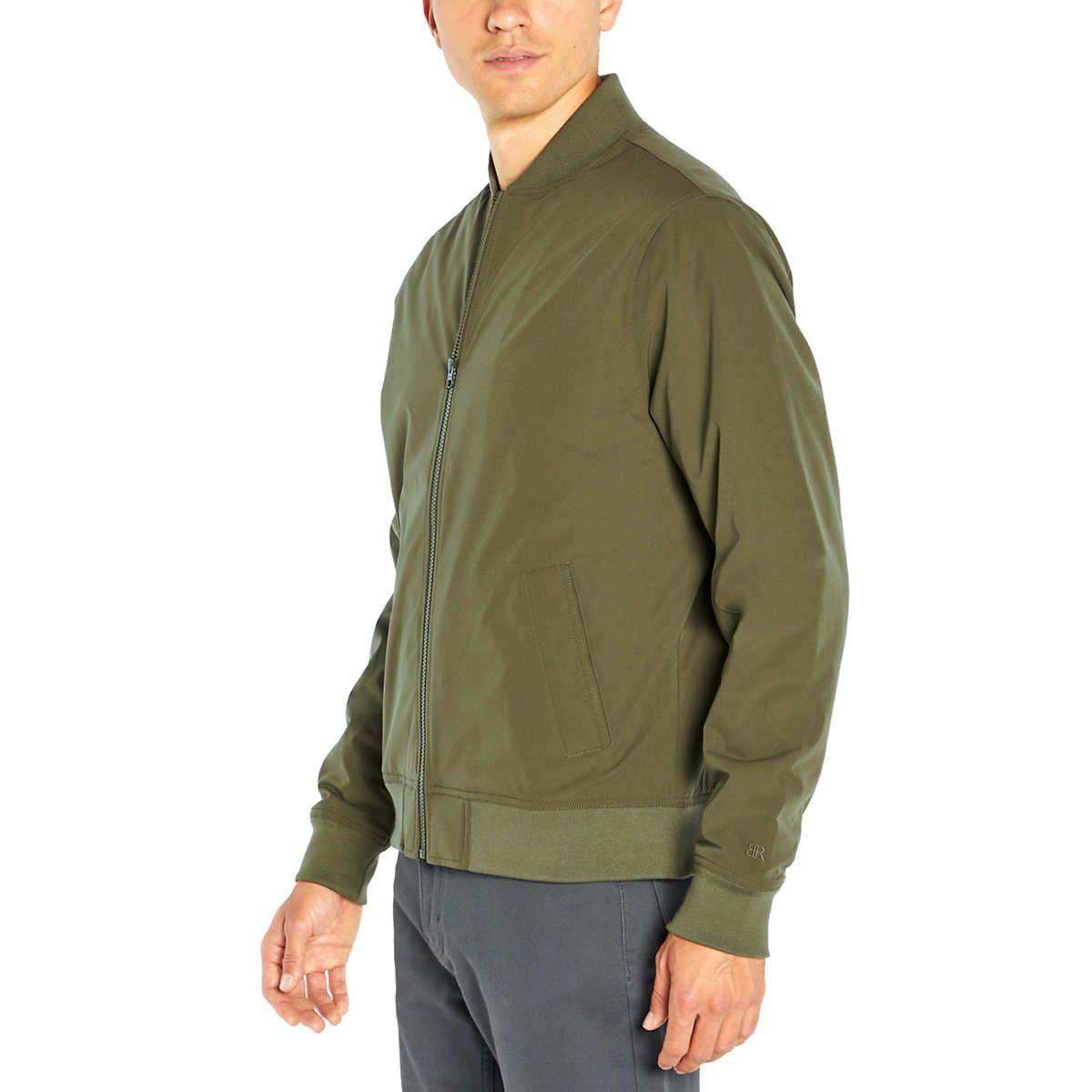 Foto 5 pulgar | Chamarra Banana Republic Bomber Jacket Verde para Hombre