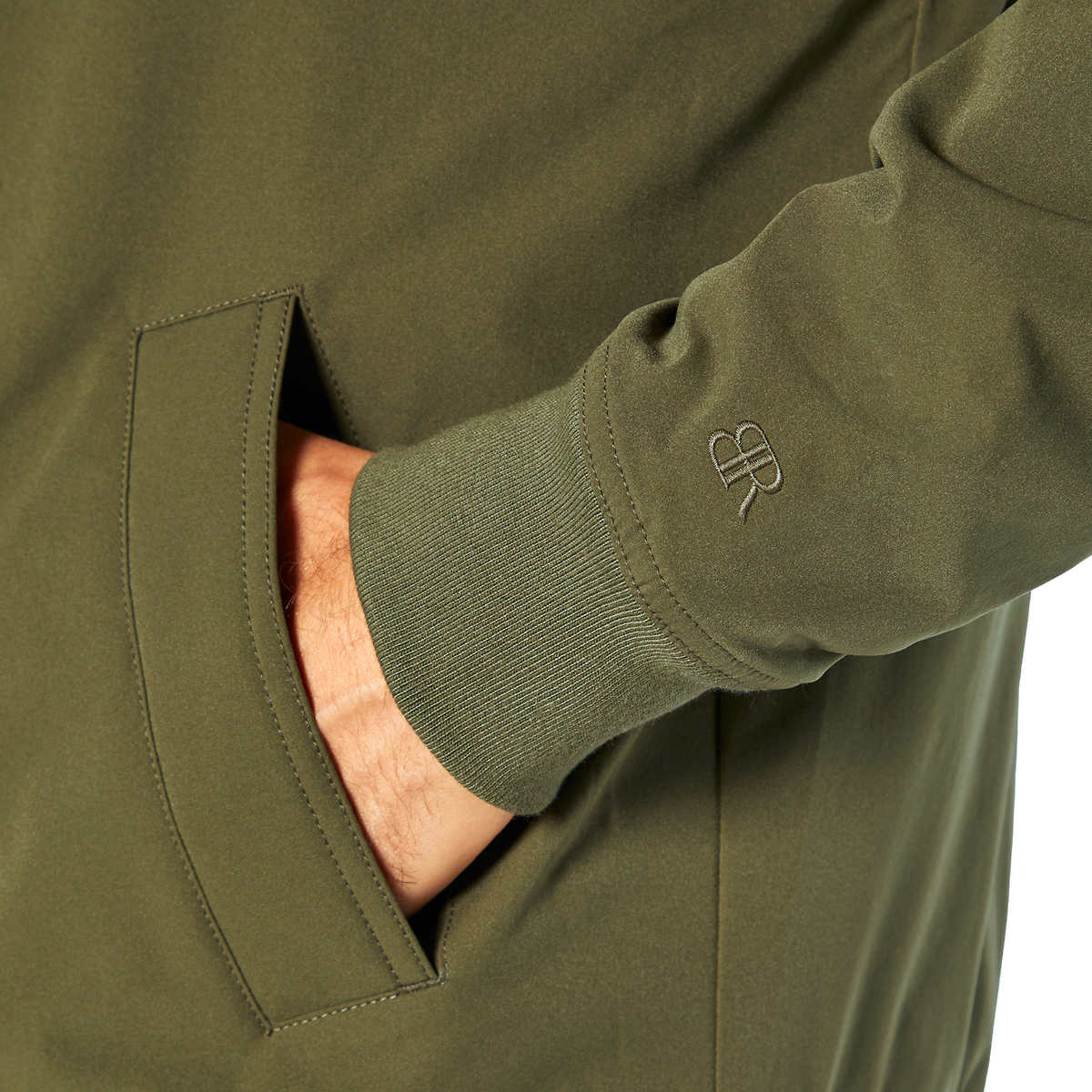 Foto 5 | Chamarra Banana Republic Bomber Jacket Verde para Hombre