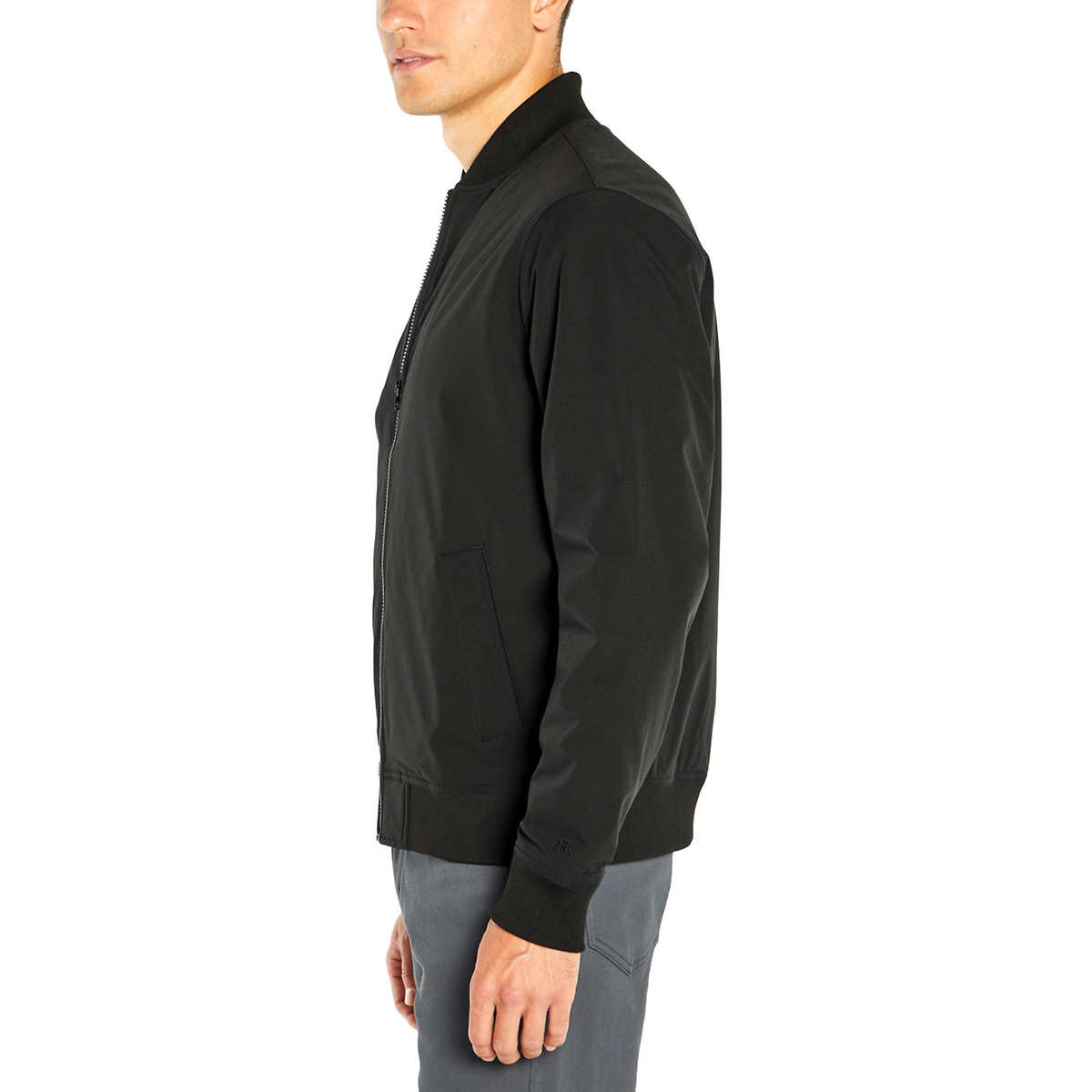 Foto 4 pulgar | Chamarra Banana Republic Bomber Jacket Negra para Hombre