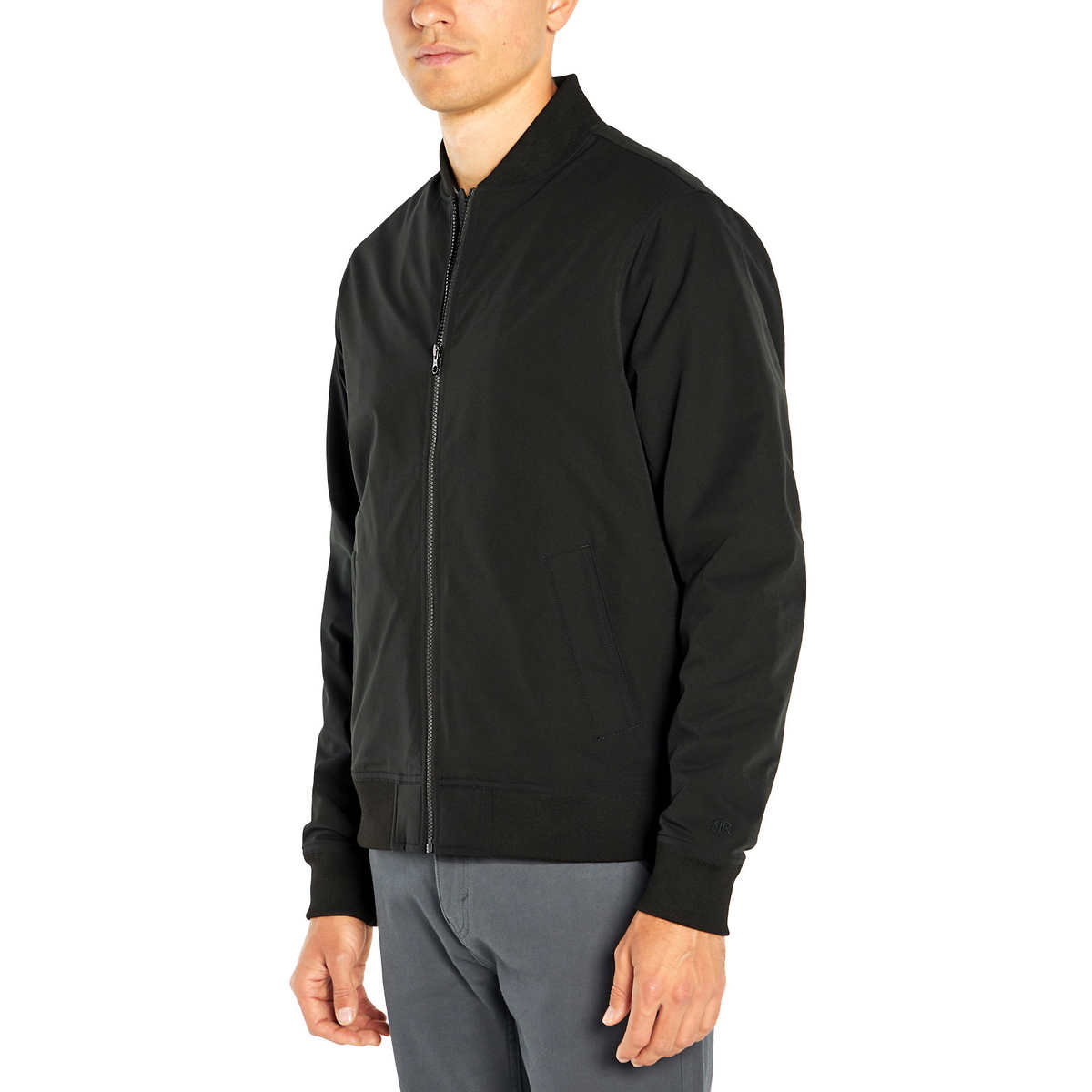 Foto 5 pulgar | Chamarra Banana Republic Bomber Jacket Negra para Hombre