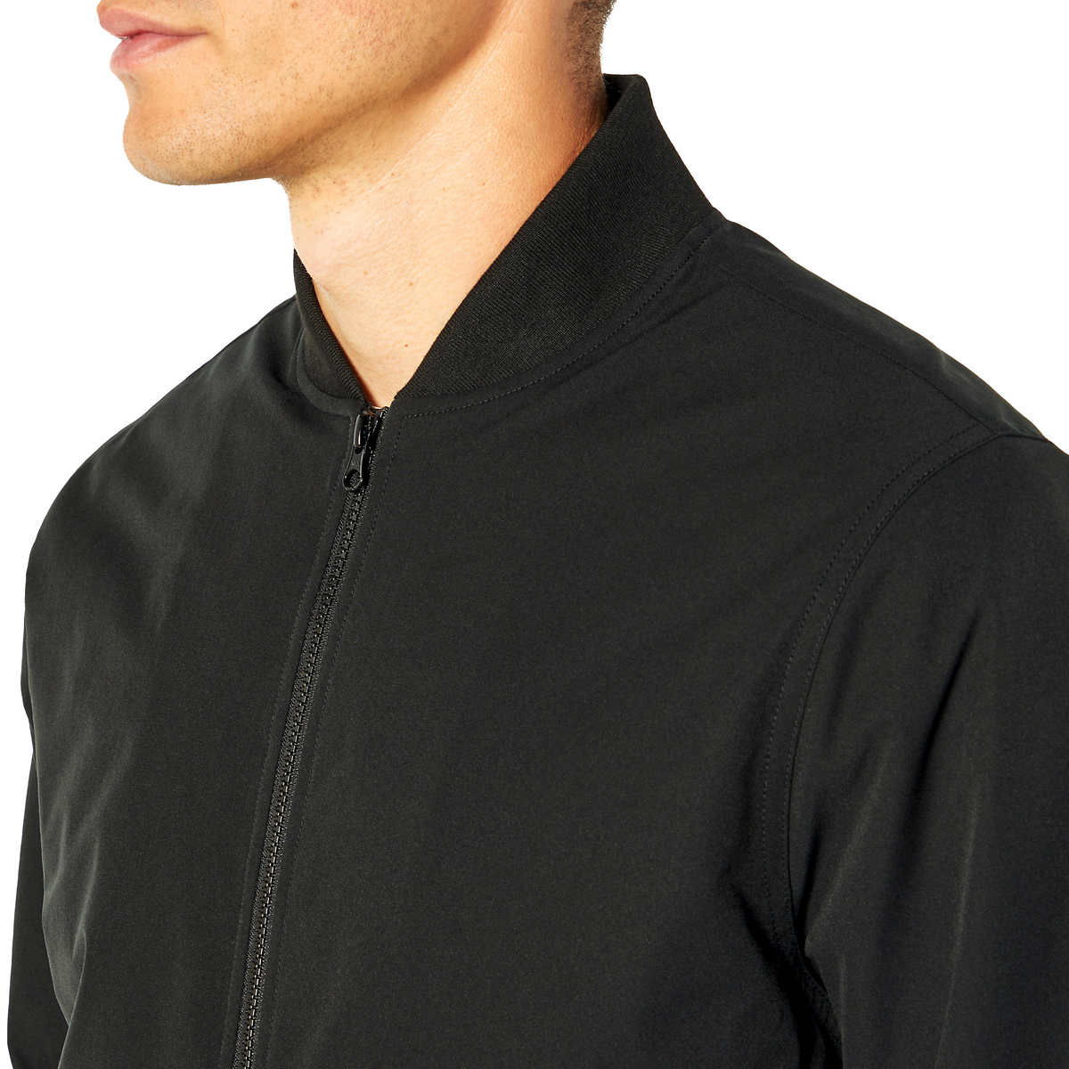 Foto 6 | Chamarra Banana Republic Bomber Jacket Negra para Hombre