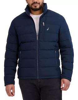 Foto 3 | Chamarra Náutica Puffer Acolchada Azul para Hombre