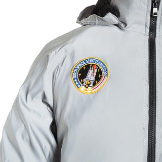 Foto 5 | Chamarra Capitonada Juvenil Con Logo De La Nasa Con Gorro - Estilo Y Tecnología Espacial A Tu Alcance