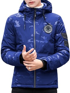 Foto 4 | Chamarra Casual Shendy Vendy Azul para Hombre