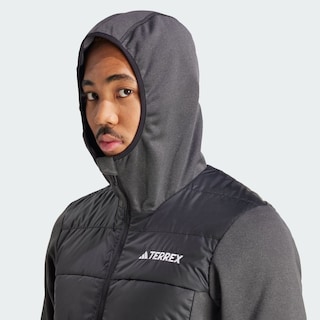 Foto 8 | Chamarra Térmica con Gorro Terrex Multi Hybrid Adidas Negra para Hombre