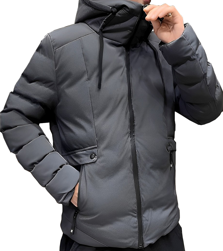 Foto 1 | Chamarra Shendy Vendy Gris para Hombre