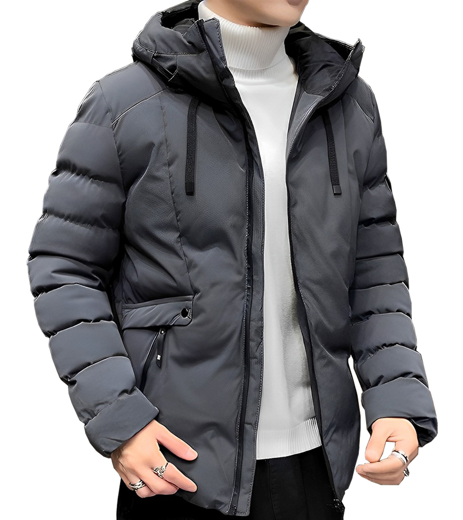 Foto 3 | Chamarra Shendy Vendy Gris para Hombre