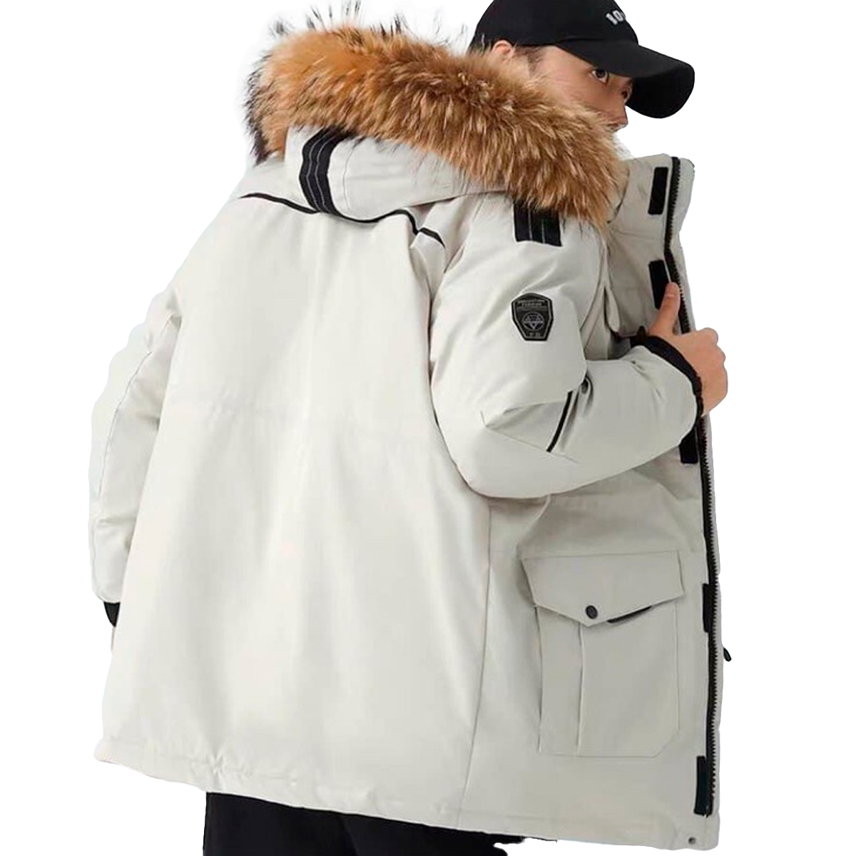 Foto 5 pulgar | Chamarra Impermeable Térmica Shendy Vendy Beige