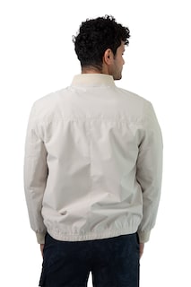 Foto 2 | Chamarra Ligera Tipo Bomber Generra Beige para Hombre