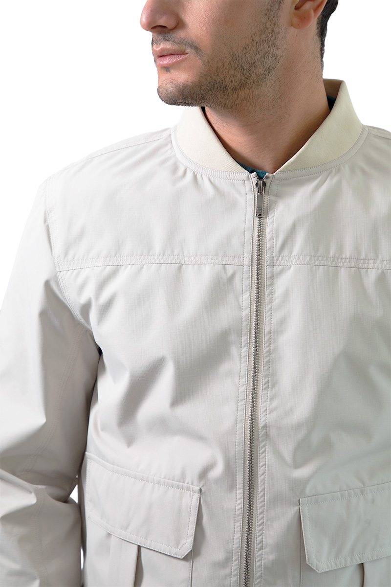 Foto 4 pulgar | Chamarra Ligera Tipo Bomber Generra Beige para Hombre