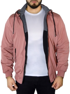 Foto 1 | Chamarra Térmica con Hoddie Doble Vista Coral para Hombre