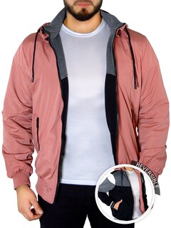 Foto 2 | Chamarra Térmica con Hoddie Doble Vista Coral para Hombre