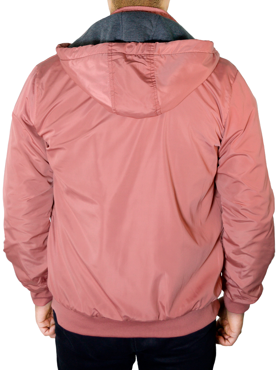 Foto 5 pulgar | Chamarra Térmica con Hoddie Doble Vista Coral para Hombre
