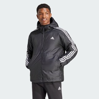 Foto 3 | Chamarra con Gorro Adidas Essentials 3 Negra para Hombre