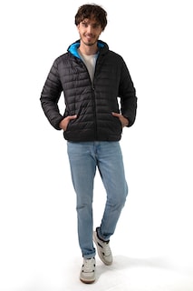 Foto 1 | Chamarra Acolchada Doble Vista con Gorro para Hombre