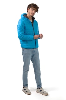Foto 5 | Chamarra Acolchada Doble Vista con Gorro para Hombre