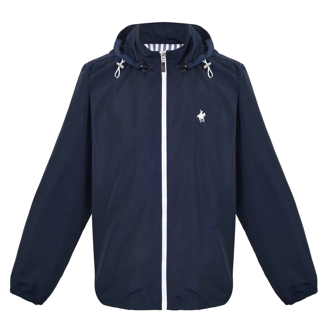 Foto 1 | Chamarra con Capucha Desmontable Rock Hampton POLO Marino para Hombre