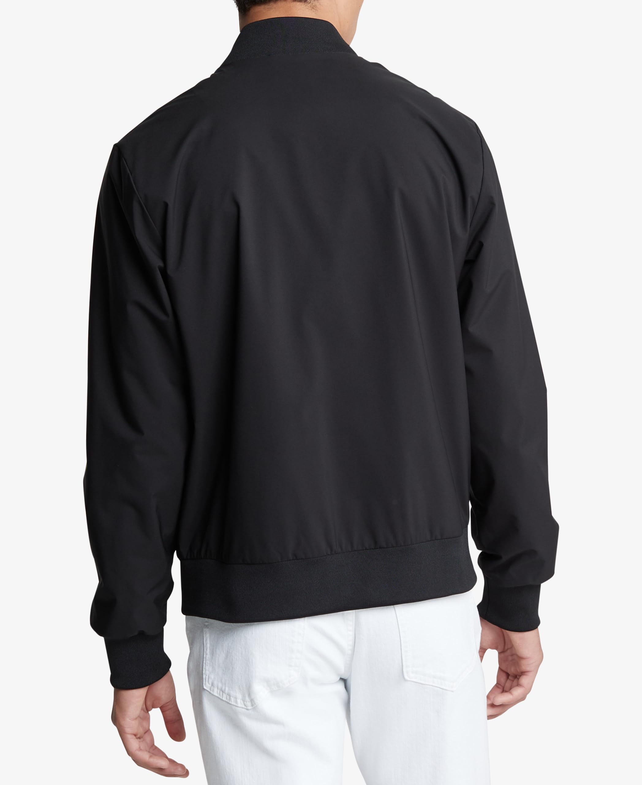 Foto 3 pulgar | Chaqueta Calvin Klein con Logotipo Mate y Cremallera Tipo Bomber Negra para Hombre - Venta Internacional