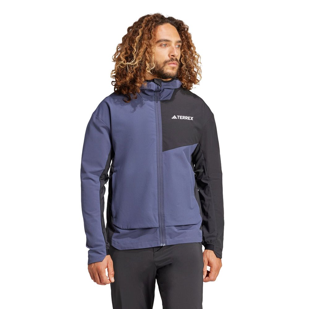 Foto 2 | Chamarra Softshell Terrex Multi Adidas Azul Hombre