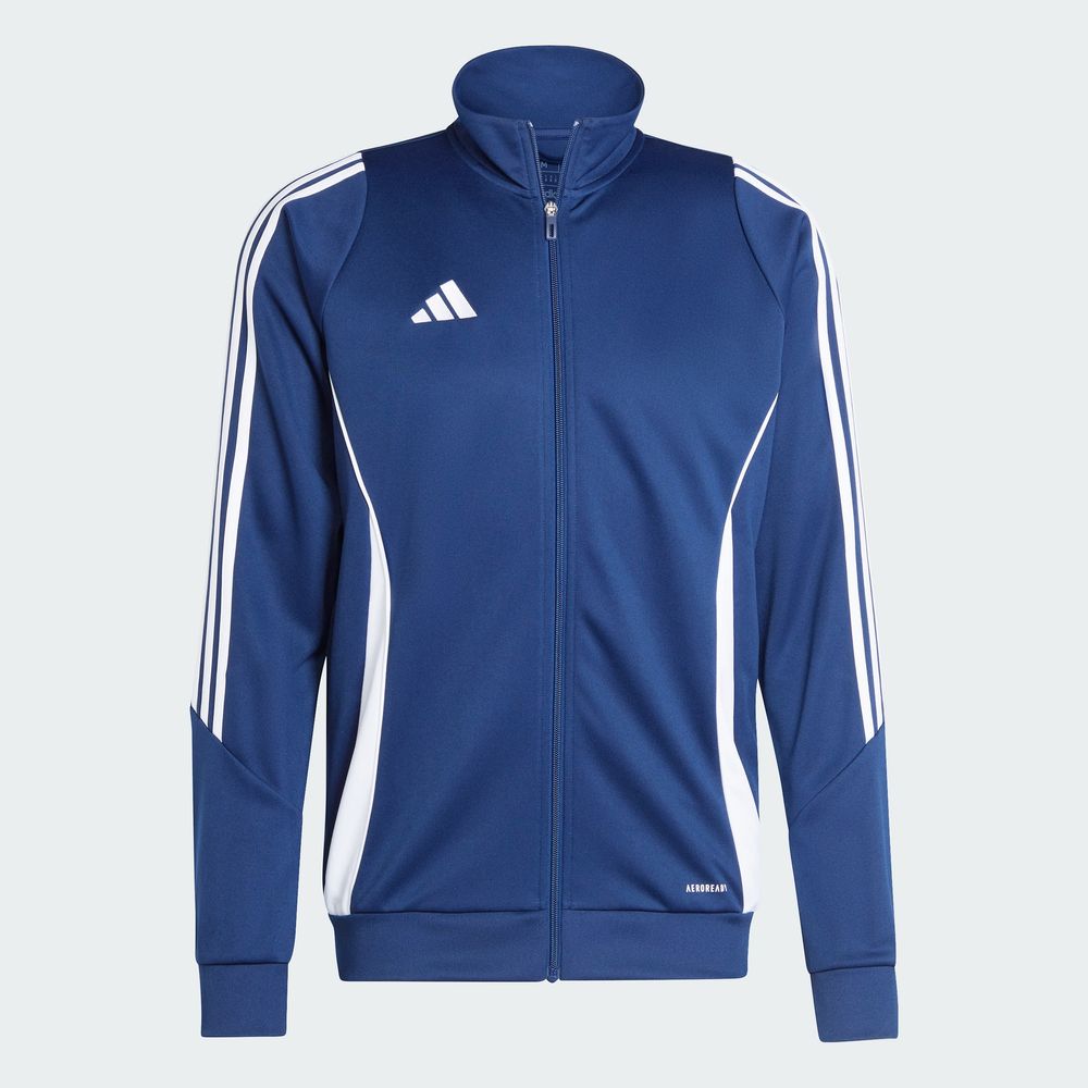 Foto 2 | Chamarra De Entrenamiento Tiro 24 Adidas Azul Hombre