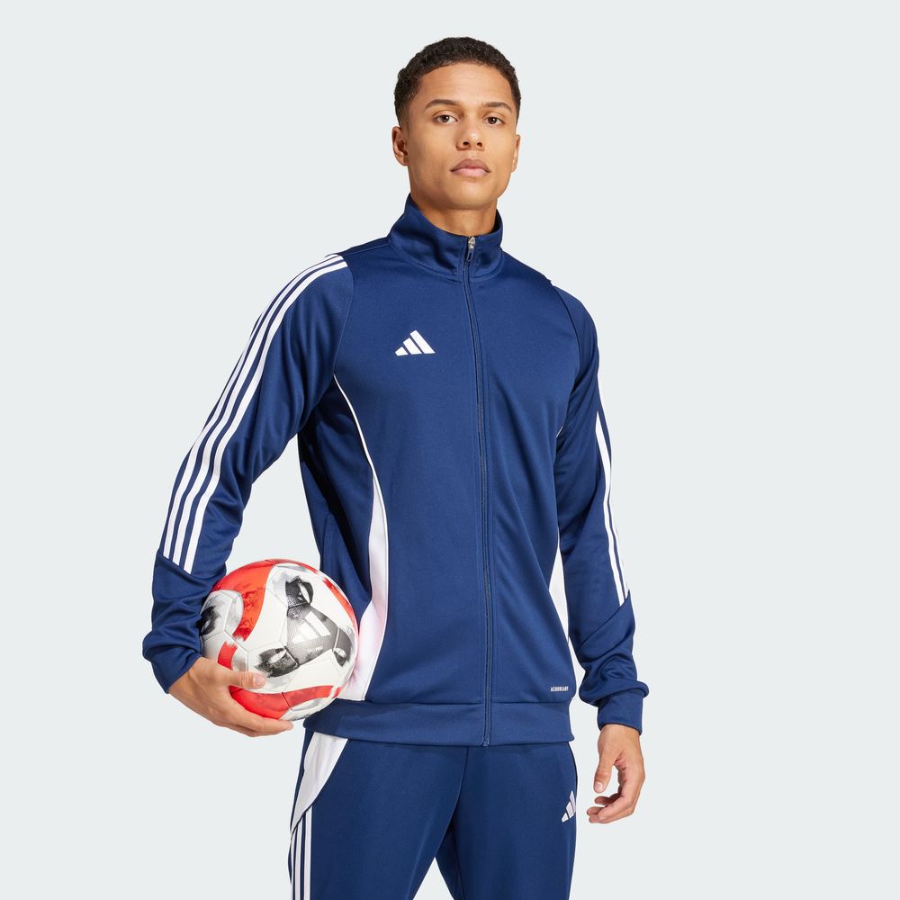 Foto 5 | Chamarra De Entrenamiento Tiro 24 Adidas Azul Hombre