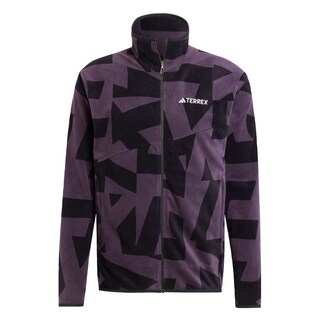 Foto 1 | Chamarra Adidas Terrex Multi Printed Full-zip Fleece Violeta para Hombre