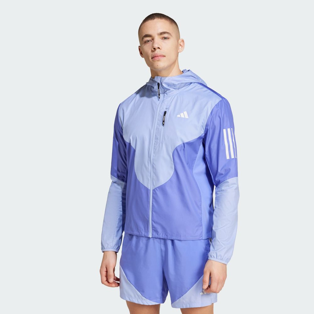 Foto 4 | Chamarra Adidas Azul para Hombre