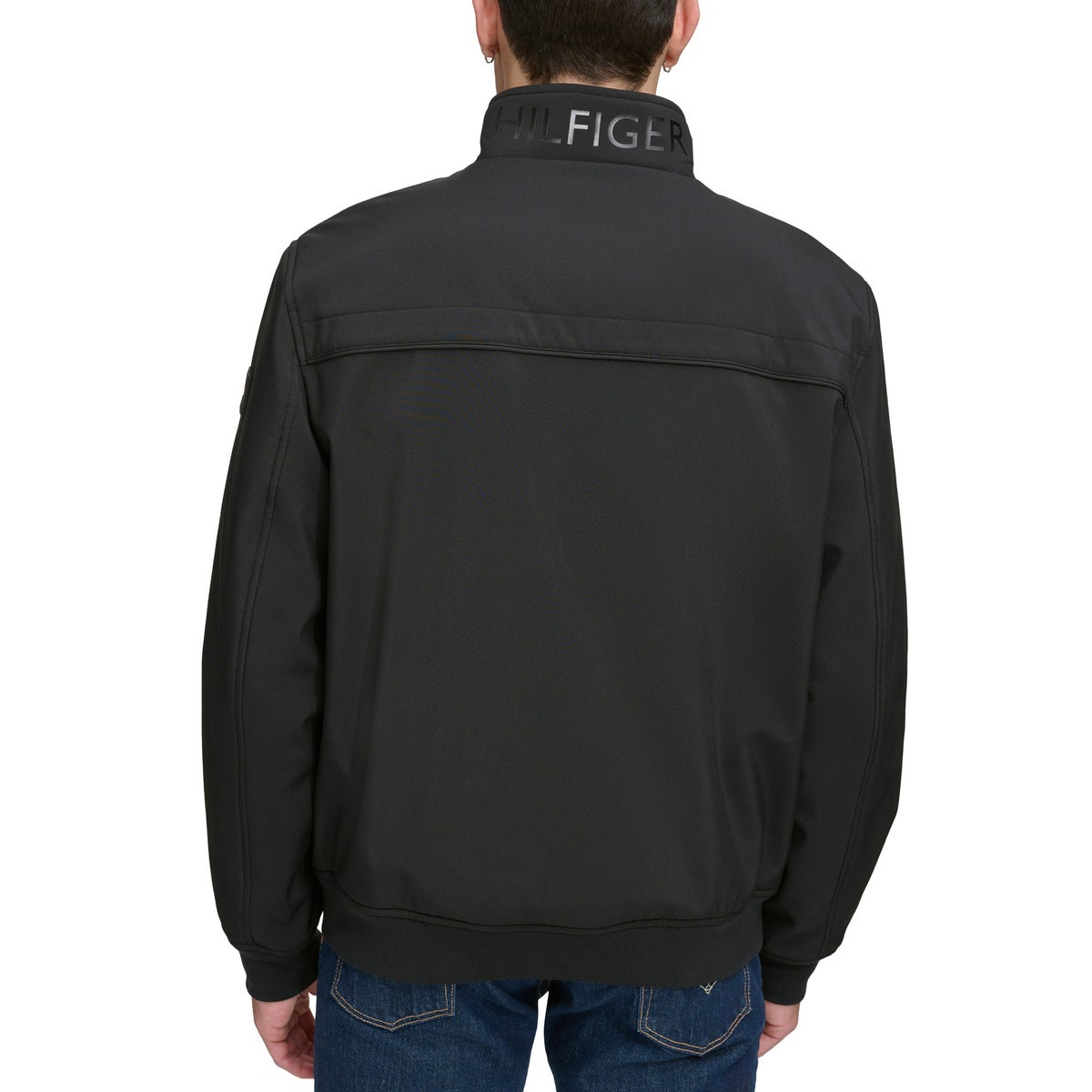 Foto 3 pulgar | Chamarra Tommy Hilfiger Bomber Jacket Resistente Al Agua Color Negro