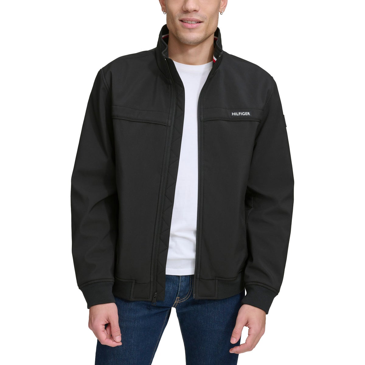 Foto 4 pulgar | Chamarra Tommy Hilfiger Bomber Jacket Resistente Al Agua Color Negro