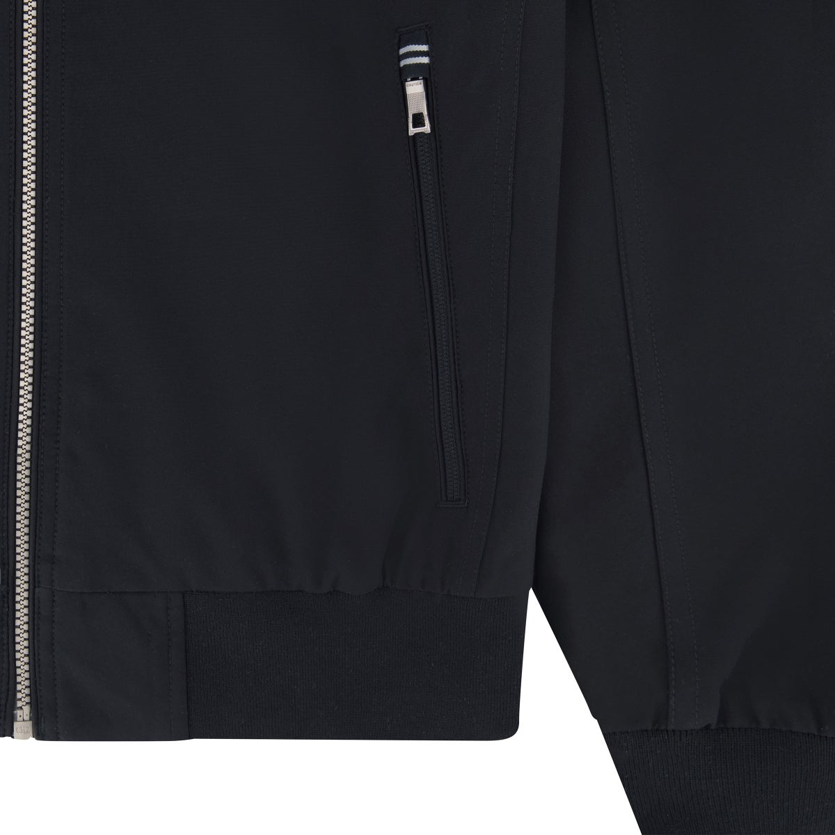 Foto 7 | Chamarra Nautica Bomber Jacket Resistente Al Agua Y Viento Color Negro