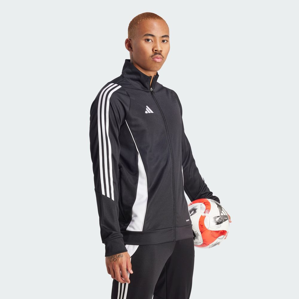 Foto 5 | Chamarra De Entrenamiento Tiro 24 Adidas Negro Hombre