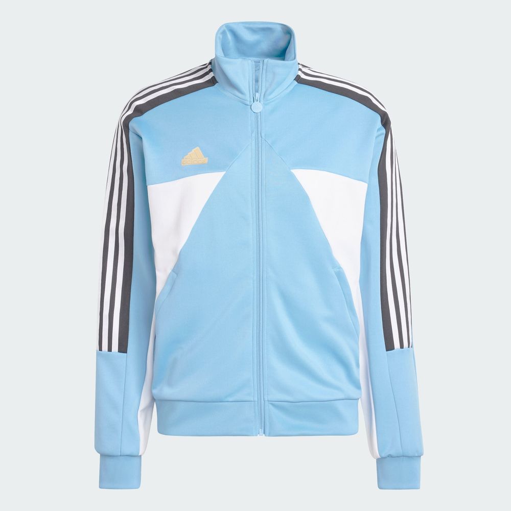 Foto 4 pulgar | Chamarra Deportiva House Of Tiro Nations Pack Adidas Azul Hombre