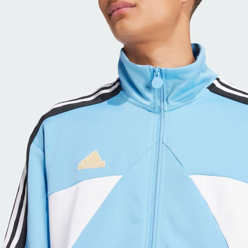 Foto 7 pulgar | Chamarra Deportiva House Of Tiro Nations Pack Adidas Azul Hombre