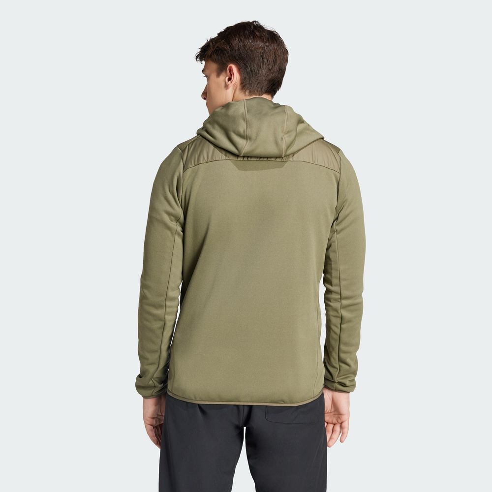 Foto 5 pulgar | Chamarra Térmica Con Gorro Terrex Multi Hybrid Adidas Verde Hombre