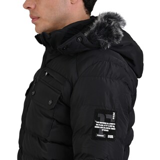 Foto 5 | Chamarra Para Caballero Con Gorro De Peluche Marca Furor 100% Original