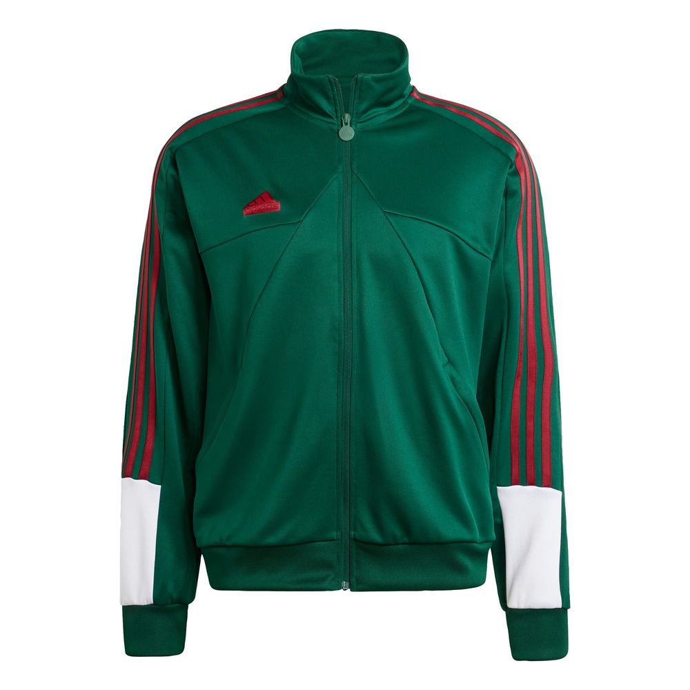 Foto 2 pulgar | Chamarra Deportiva House Of Tiro Nations Pack Adidas Verde Hombre
