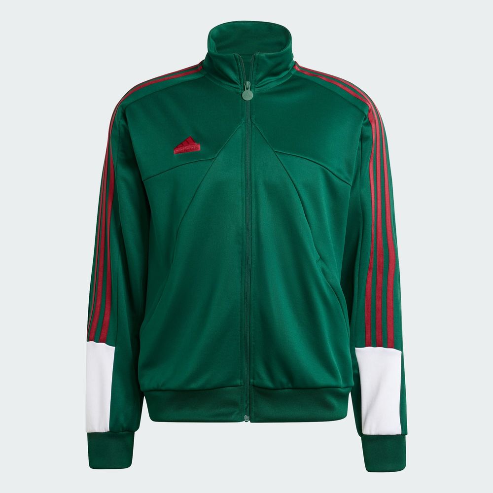 Foto 4 pulgar | Chamarra Deportiva House Of Tiro Nations Pack Adidas Verde Hombre