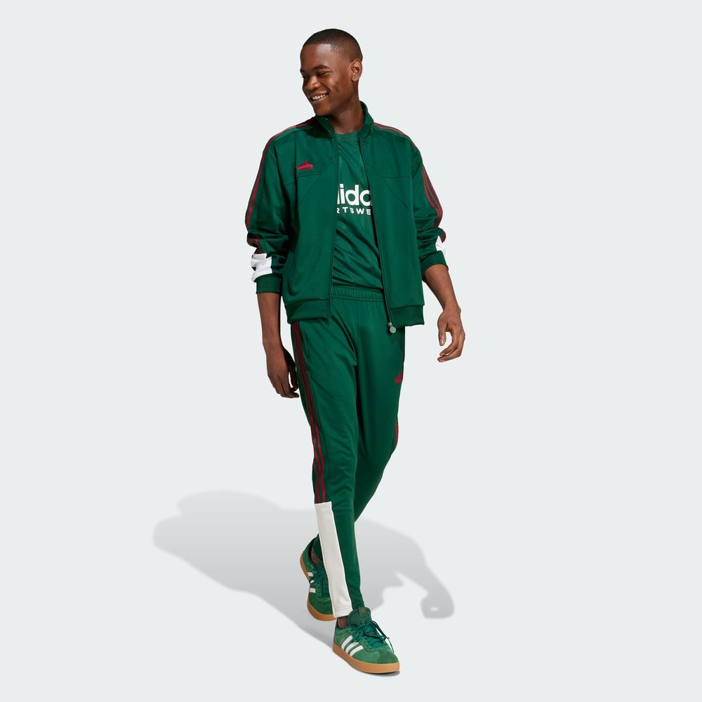 Foto 7 pulgar | Chamarra Deportiva House Of Tiro Nations Pack Adidas Verde Hombre