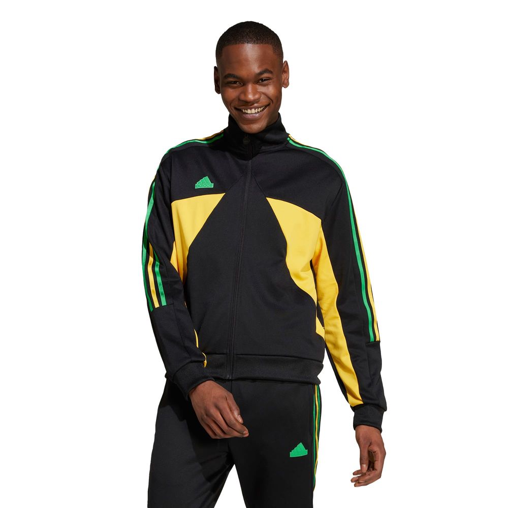 Foto 2 | Chamarra Deportiva House Of Tiro Nations Pack Adidas Negro Hombre