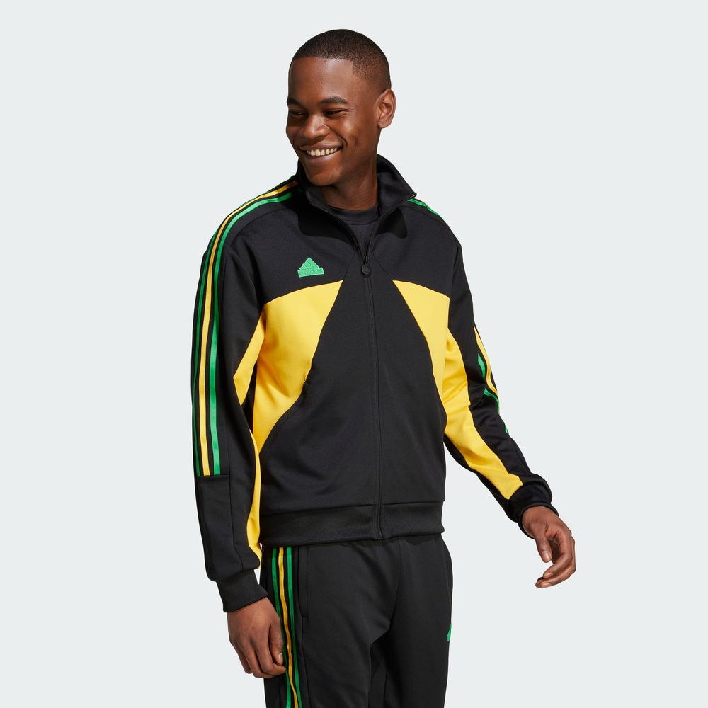 Foto 6 | Chamarra Deportiva House Of Tiro Nations Pack Adidas Negro Hombre