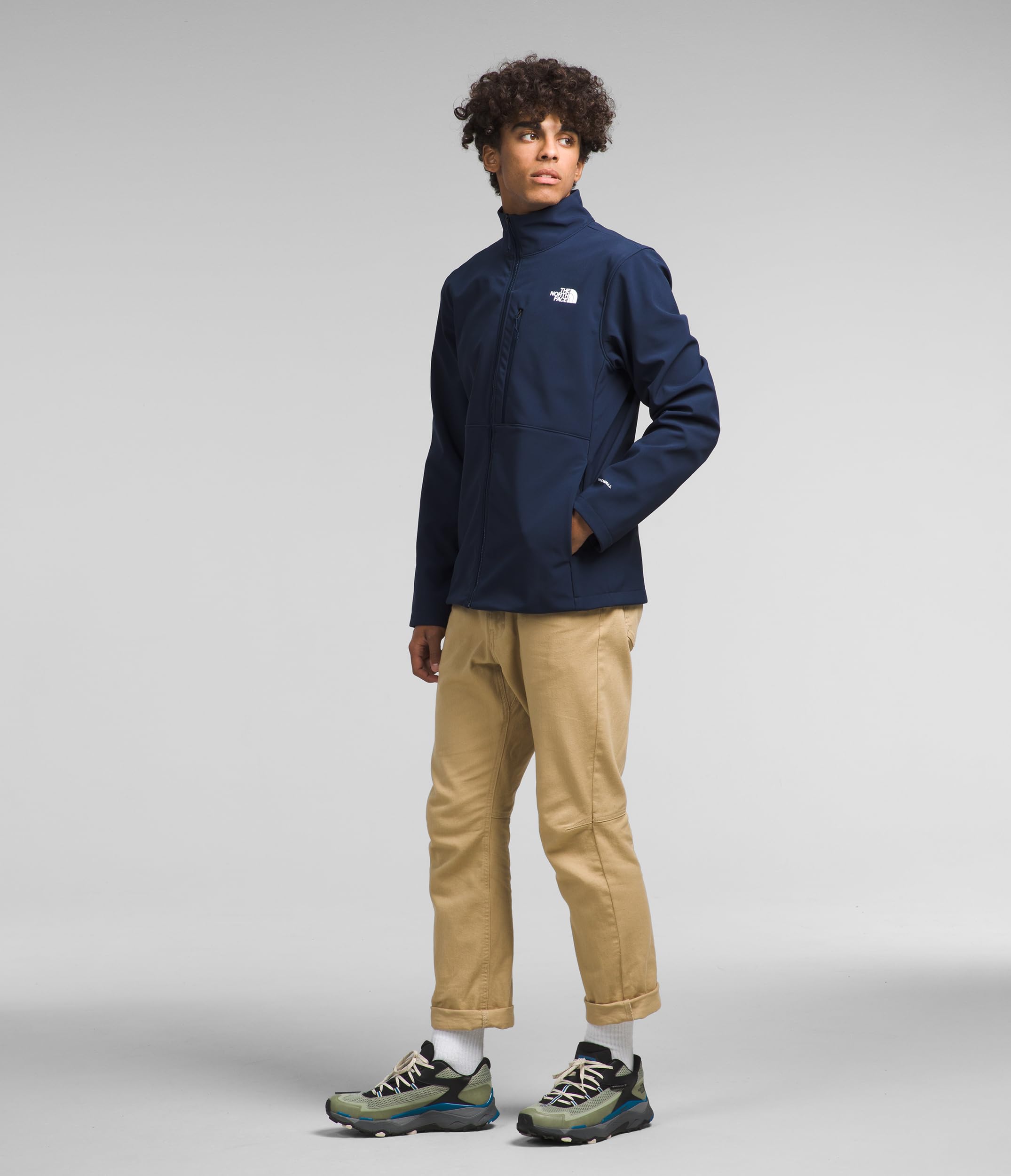 Foto 3 pulgar | Chaqueta The North Face Apex Bionic 3 Para Hombre M Summit Navy - Venta Internacional.