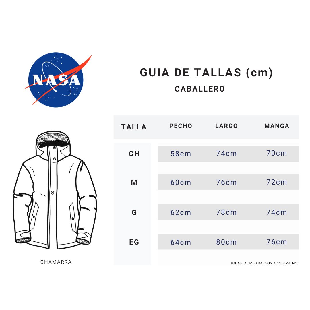 Foto 7 | Chamarra Nasa Para Caballero Reflejante 100% Original