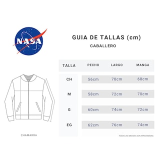 Foto 8 | Chamarra Nasa Para Caballero Reflejante 100% Original