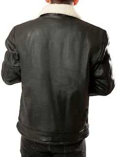 Foto 4 | Chamarra Shendy Vendy Vinipiel Tipo Biker para Hombre