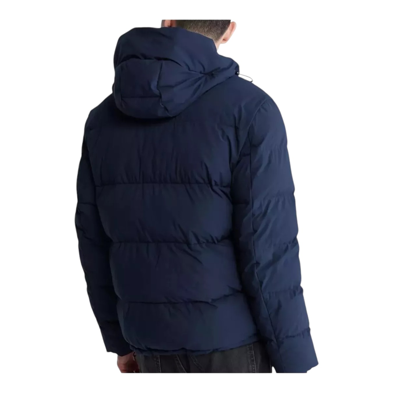 Foto 4 pulgar | Chamarra Calvin Klein Puffer Jacket Con Gorro Invierno Para Hombre