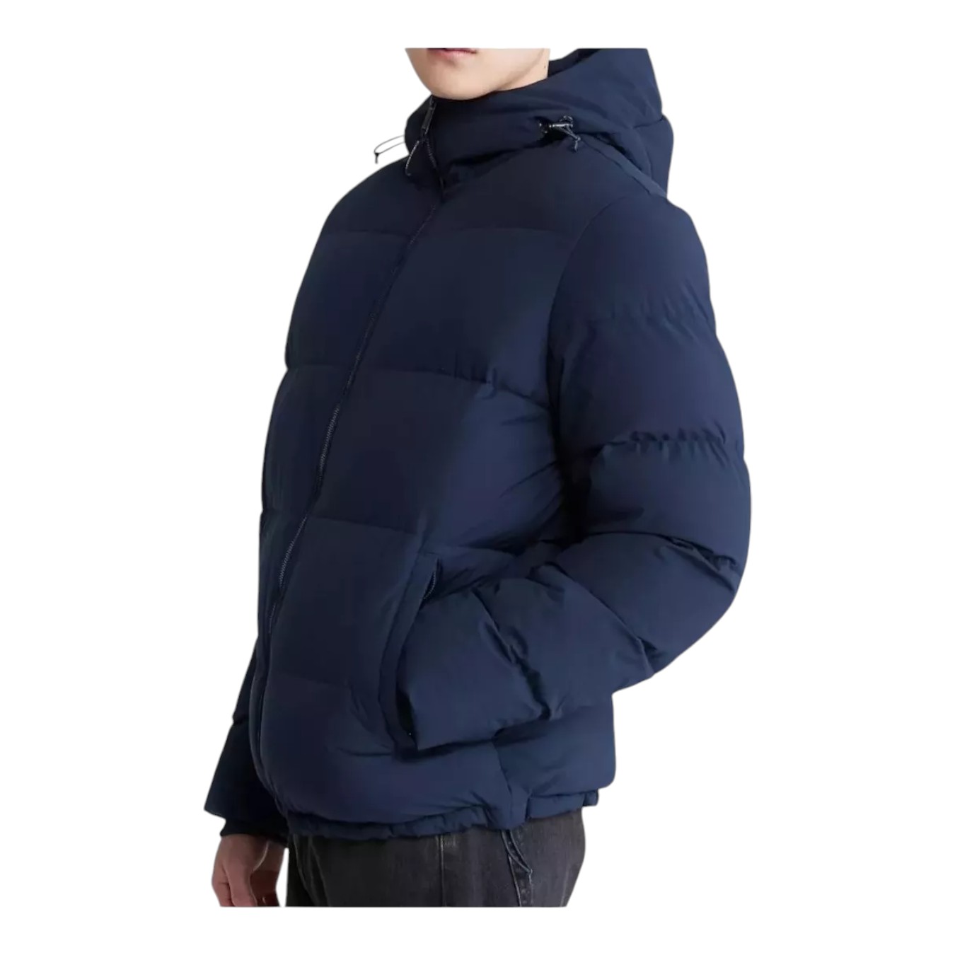 Foto 5 pulgar | Chamarra Calvin Klein Puffer Jacket Con Gorro Invierno Para Hombre