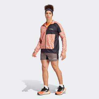 Foto 6 | Rompevientos Estampado Terrex Trail Running Adidas Rosa Hombre