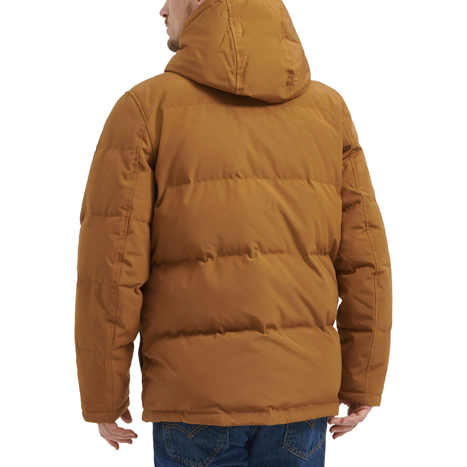 Foto 4 pulgar | Chamarra Levi's Parka Alcolchada Resistente Con Gorro Ajustable Estilo Y Confort Chaqueta Para Hombre