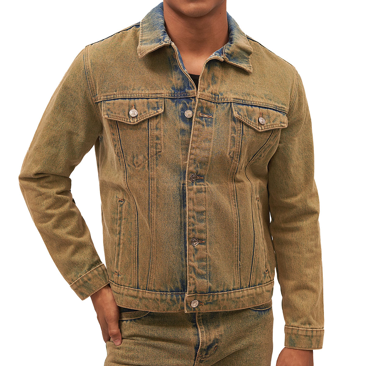 Foto 1 | Chamarra De Mezclilla Mchk. Corte Vaquero, Para Hombre, Color Azul Oxido. Modelo 8069