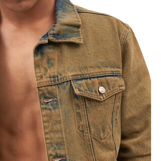 Foto 4 | Chamarra De Mezclilla Mchk. Corte Vaquero, Para Hombre, Color Azul Oxido. Modelo 8069